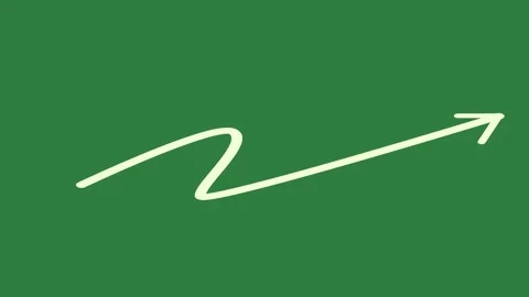 The number 7 and background white arrow in middle emotion depth motion Stock Footage 335696739