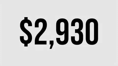 Number $ 7 Stock Footage 340597228