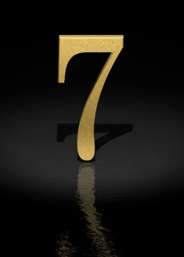 Number 7 Stock Illustration