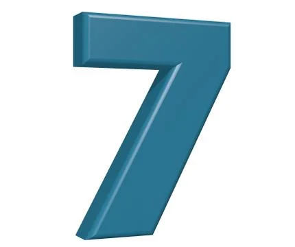 Number 7 Stock Illustration