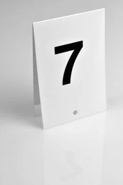 Number 7 Stock Photos