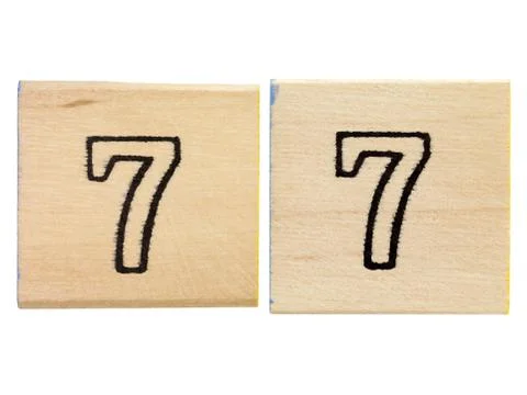 Number 7 Stock Photos