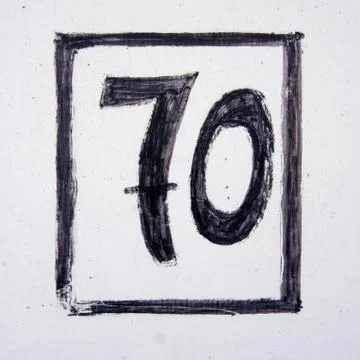 Number 70 Stock Photos