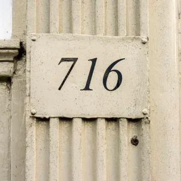 Number 716 Stock Photos