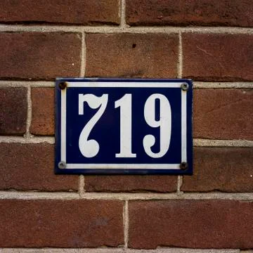 Number 719 Stock Photos