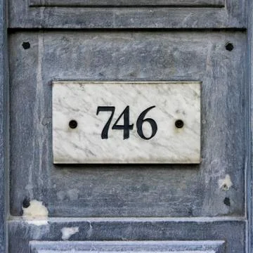 Number 746 Stock Photos
