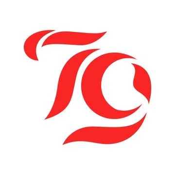 Number 79 icon design 스톡 일러스트