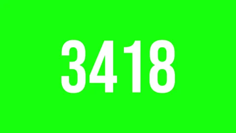 Number 8 Video stock 336351886