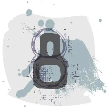 Number 8 Stock Illustration