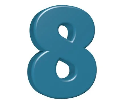 Number 8 Stock Illustration