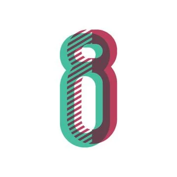 Number 8 Stock-Illustration