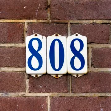 Number 808 Stock Photos