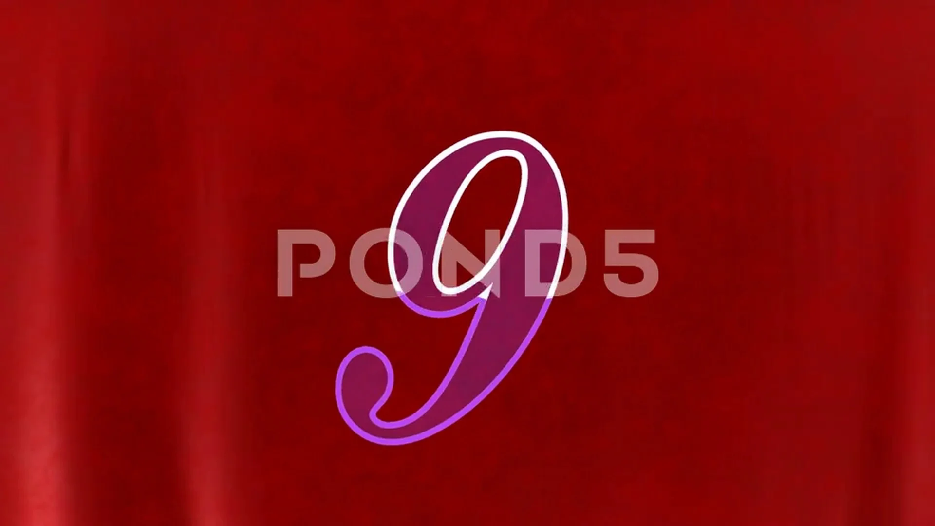 Number 9. Animation of the top ten numbe... | Stock Video | Pond5
