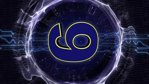 Number 9 Explosive Top Ten Number Transition Animation, Loop 動画素材 322146299