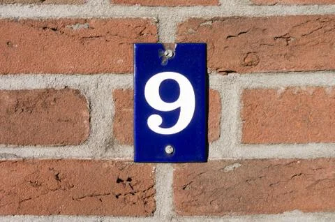 Number 9 Stock Photos