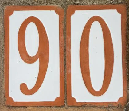 Number 90 Stock Photos