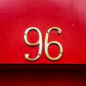 Number 96 Stock Photos