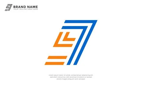 Number 97,79 logo Stock Illustration