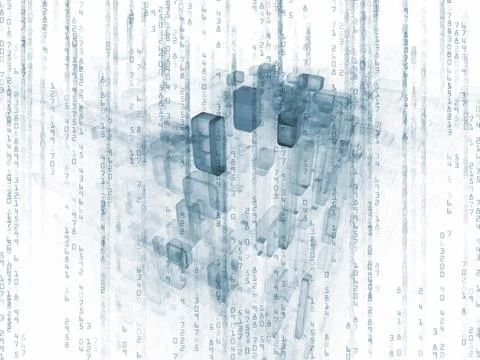 Number Abstraction Stock Illustration