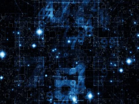 Number Abstraction Stock Illustration