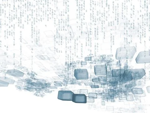 Number Abstraction Stock Illustration