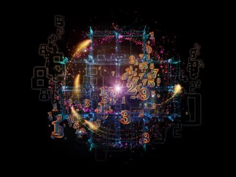 Number And Beyond Stock Illustration