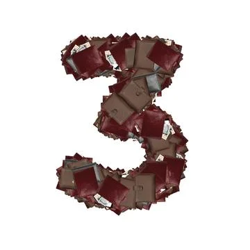 Number and character with wallets inside dollars. Stock Illustration