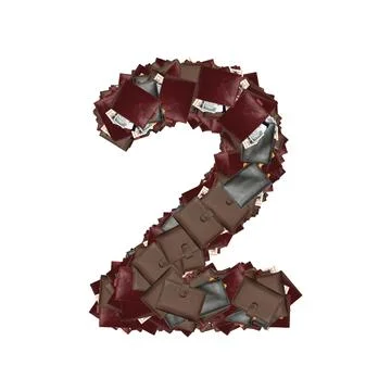 Number and character with wallets inside dollars. Stock Illustration