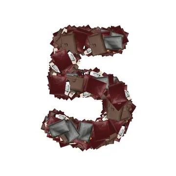 Number and character with wallets inside dollars. Stock-Illustration