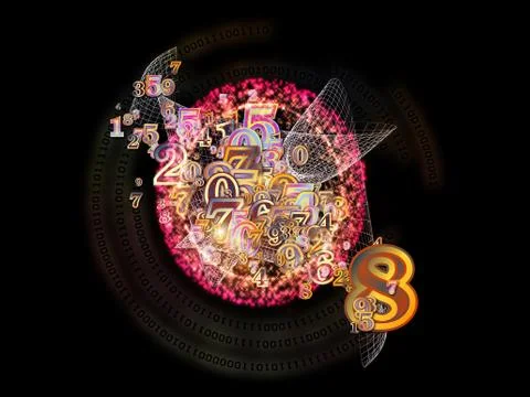 Number Arrangement Stock Illustration