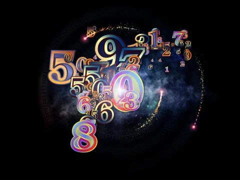 Number Arrangement Stock Illustration