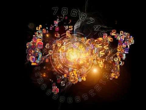 Number Backdrop Stock Illustration