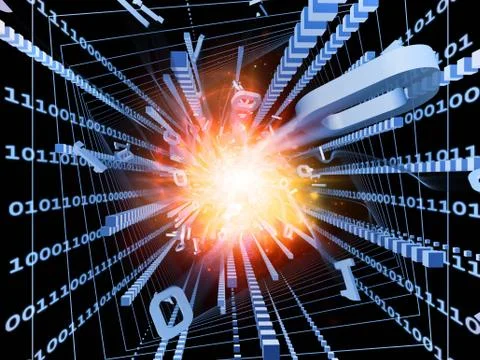 Number Backdrop Ilustração Stock