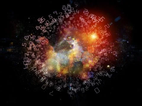 Number Backdrop Illustrazione stock