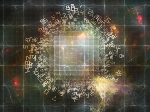 Number Backdrop Illustrazione stock