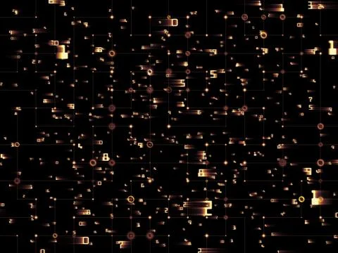 Number Background Ilustração Stock