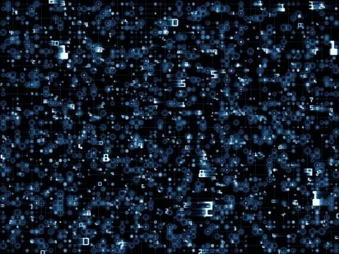 Number Background Ilustração Stock