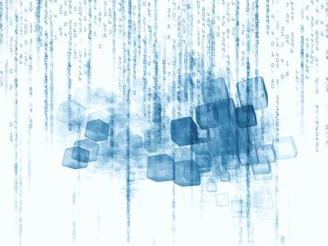 Number Background Stock Illustration