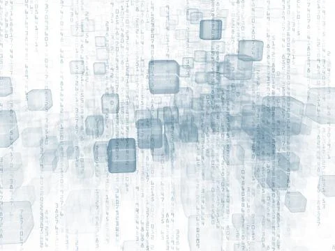 Number Background 库存插图