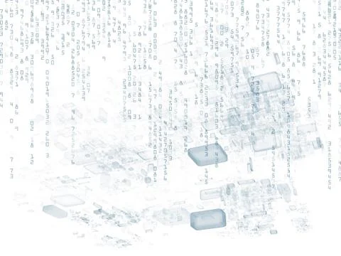 Number Background Stock Illustration