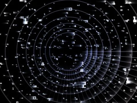 Number Background Ilustração Stock