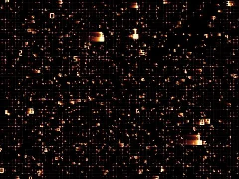 Number Background Ilustração Stock