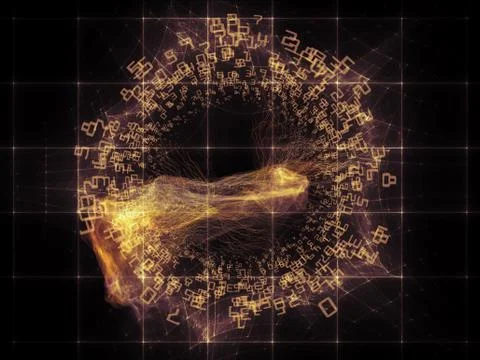 Number Background Illustrazione stock