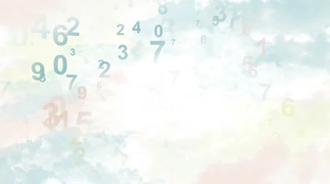 Number background - seamless loop, 4K Stock Footage 47458038