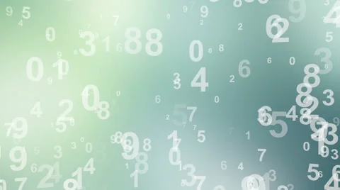 Number background - seamless loop, 4K Stock Footage 47493951