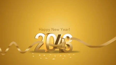 The number on a background, written in gold text. Stock Footage 339376748