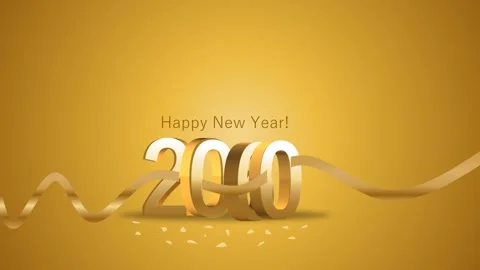 The number on a background, written in gold text. Stock Footage 339376791