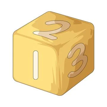 Number blocks illustration Stock Illustration