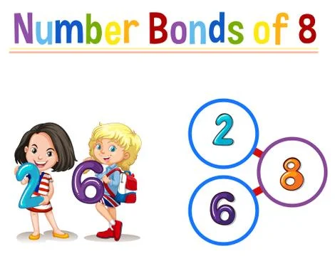 Number bond of six イラスト素材