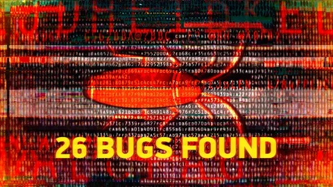 Number of bugs found on computer, virus infection, trojan, hacking, malware Stock Footage 113735353